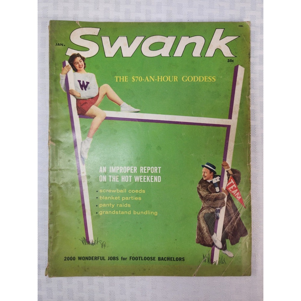 Swank Vol 5 #1 1958 Vintage Magazine Men's Magazine